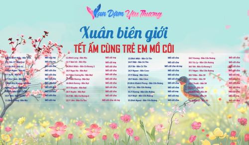 TẾT ẤM CÙNG 44 TRẺ EM MỒ CÔI TẠI THƯỢNG TRẠCH, QUẢNG BÌNH