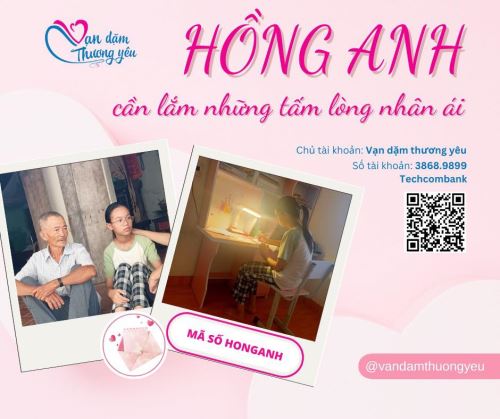 HỒNG ANH CẦN LẮM NHỮNG TẤM LÒNG NHÂN ÁI