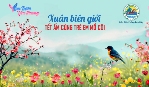XUÂN BIÊN GIỚI - TẾT ẤM CÙNG TRẺ EM MỒ CÔI BẢN MÁY