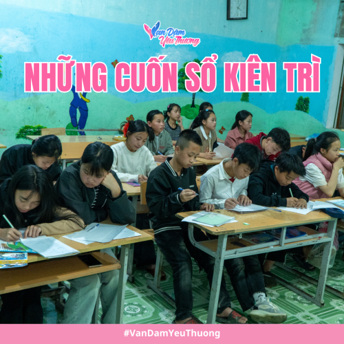 CÓ NHỮNG CUỐN SỔ ĐƯỢC VIẾT BẰNG SỰ KIÊN TRÌ