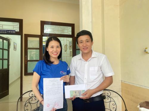 Cảm ơn những yêu thương gửi tới mã số Trung Hiếu, Rào Con, Quảng Bình.