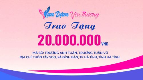 Yêu thương cùng Hà Tĩnh